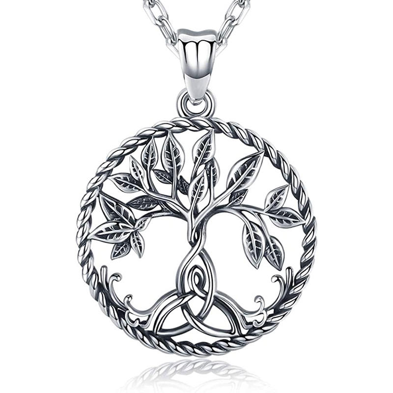 Celtic Tree of Life Silver Necklace
