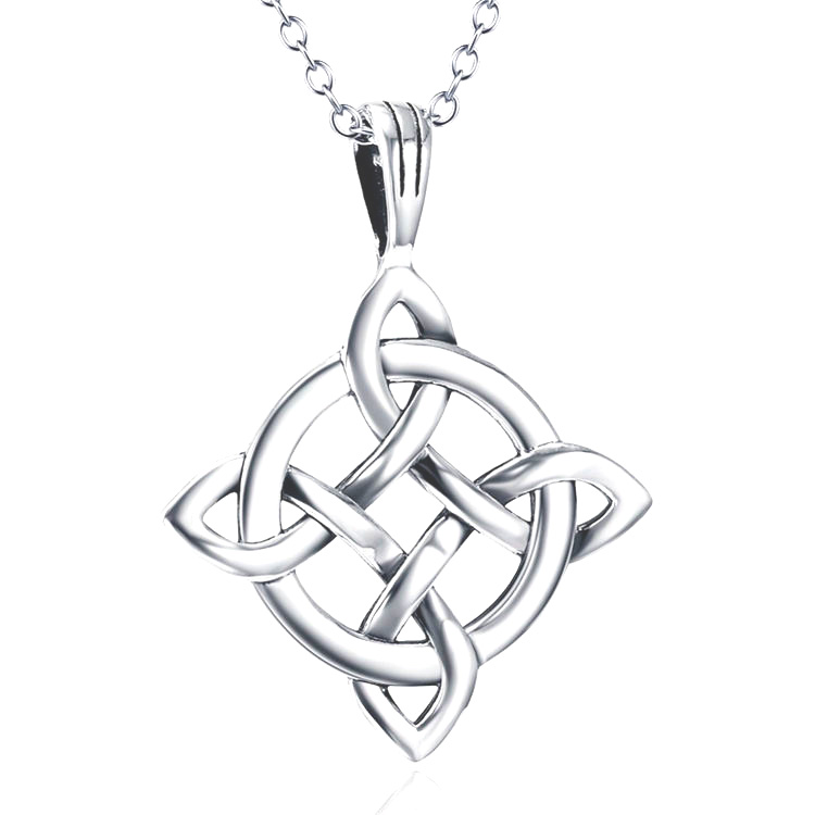 Celtic Knot Silver Necklace